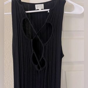 VICI black midi dress